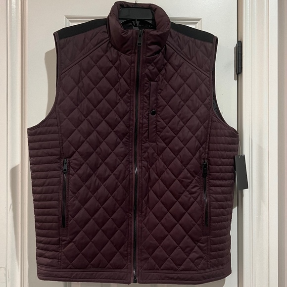 Murano Other - Murano Men's Large Quilted Burgundy Vest